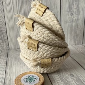 Natural 100% Cotton Rope Bowl Collection