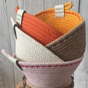 Recycled Cotton Rope Bowls