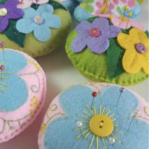 Floral Pincushions/ Hangers- COMING SOON